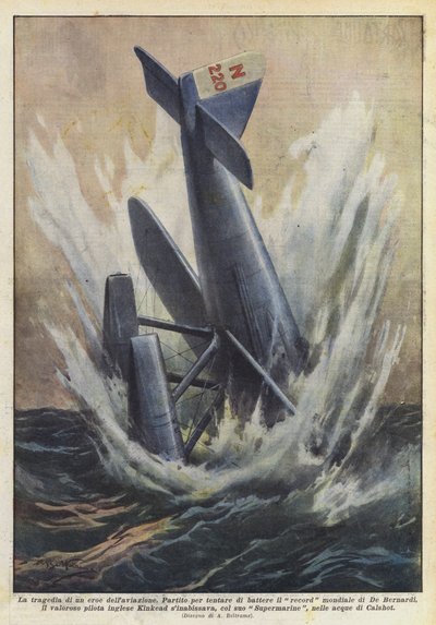 航空ヒーローの悲劇 作： Achille Beltrame