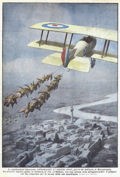 メソポタミアでの航空、航空路を介したフードサービスの予想外の応用 作： Achille Beltrame