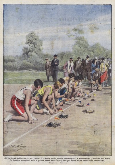 スポーツの好奇心？笑う 作： Achille Beltrame