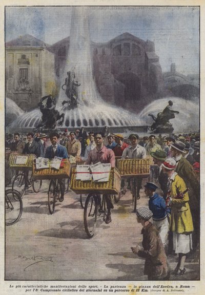 最も特徴的なスポーツイベント 作： Achille Beltrame