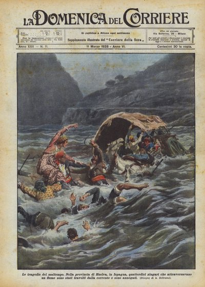 悪天候の悲劇 作： Achille Beltrame