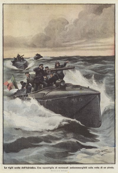 アドリア海の消防士 作： Achille Beltrame