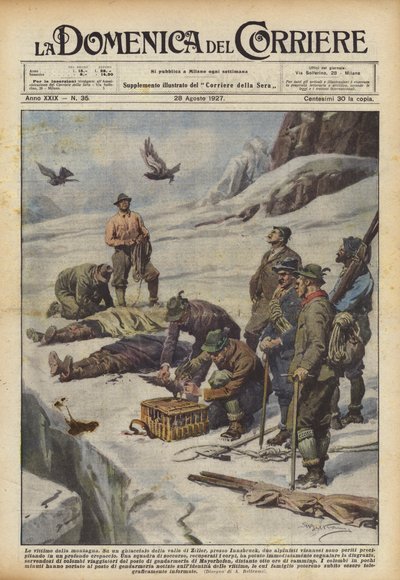 山の犠牲者 作： Achille Beltrame