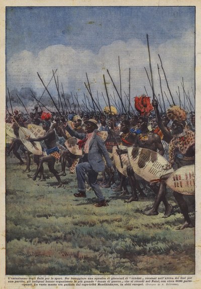 スポーツに対するズールーの熱意 作： Achille Beltrame