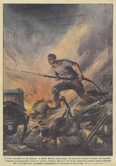 イタリア人のリロイックな犠牲 作： Achille Beltrame