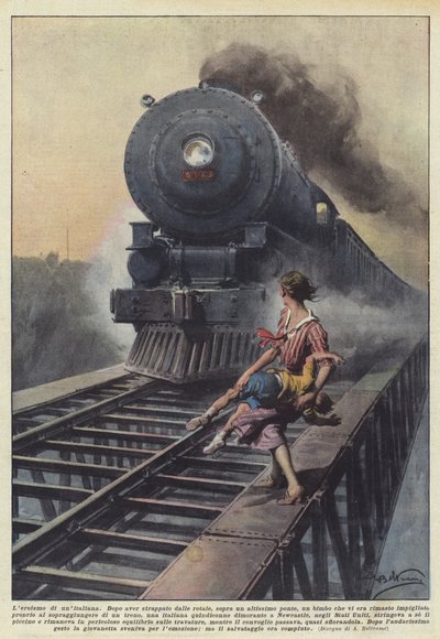 イタリアのヒロイズム 作： Achille Beltrame