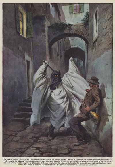 嫉妬深い妖怪 作： Achille Beltrame
