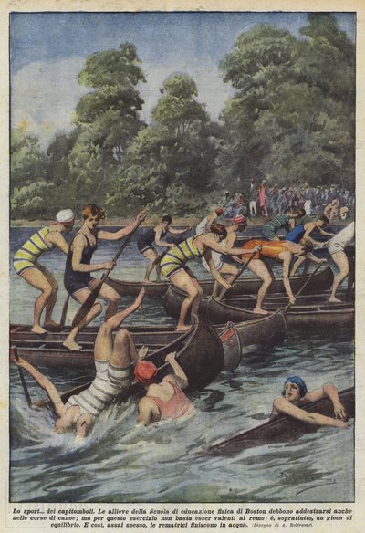 スポーツ？転倒 作： Achille Beltrame