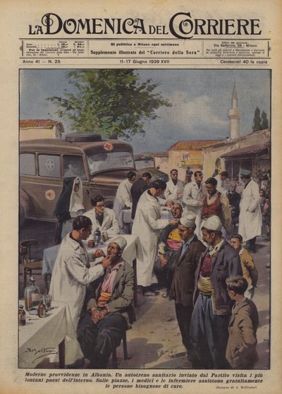 アルバニアの現代の規定 作： Achille Beltrame