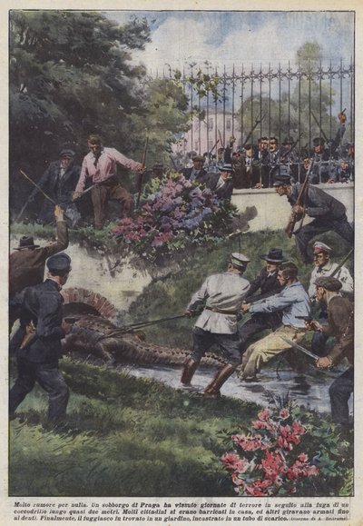 から騒ぎ 作： Achille Beltrame