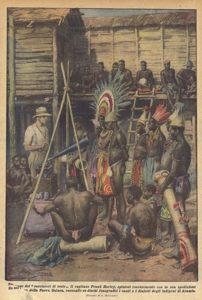ヘッドハンターの国で 作： Achille Beltrame