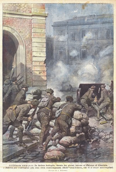 平和のないアイルランドで 作： Achille Beltrame