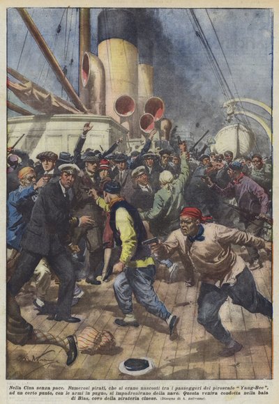 平和のない中国で 作： Achille Beltrame