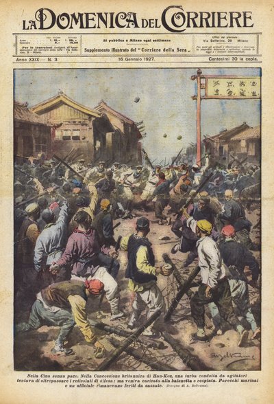 平和のない中国で 作： Achille Beltrame