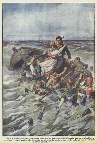 悲劇的な結婚式 作： Achille Beltrame
