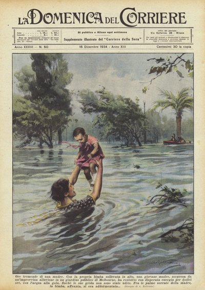 母親のひどい時間 作： Achille Beltrame