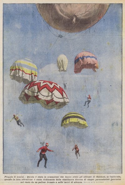 男性の雨 作： Achille Beltrame