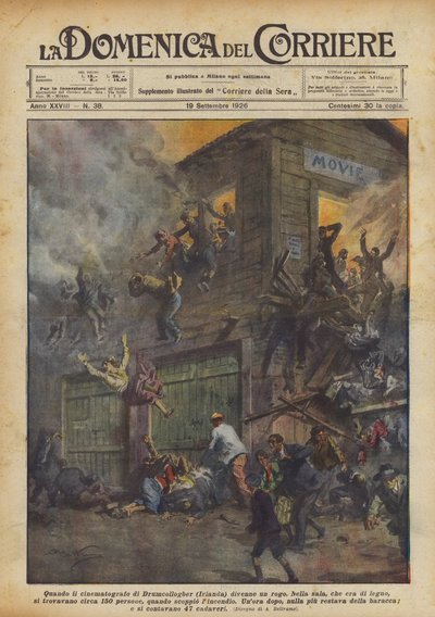 Drumcollogber cinema（アイルランド）が株式になったとき 作： Achille Beltrame