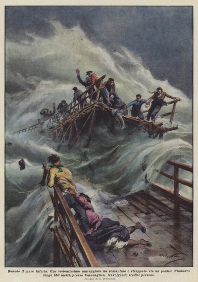 海が荒れ狂うとき 作： Achille Beltrame