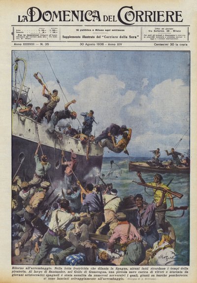 搭乗に戻る 作： Achille Beltrame
