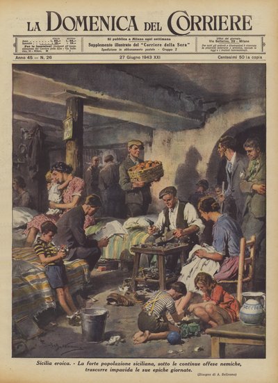 英雄的なシチリア 作： Achille Beltrame