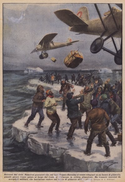 天からの救済 作： Achille Beltrame