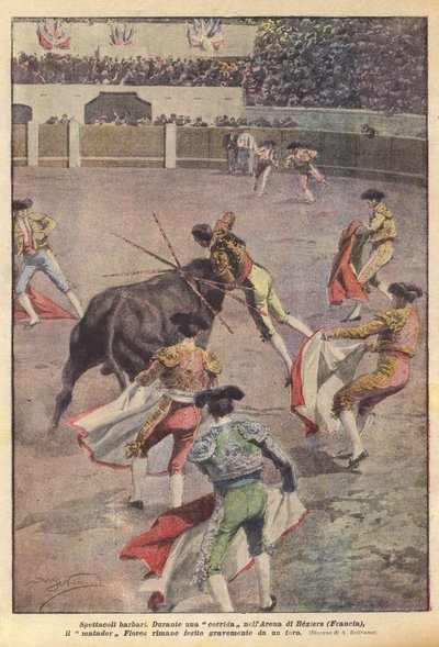 野蛮なショー 作： Achille Beltrame