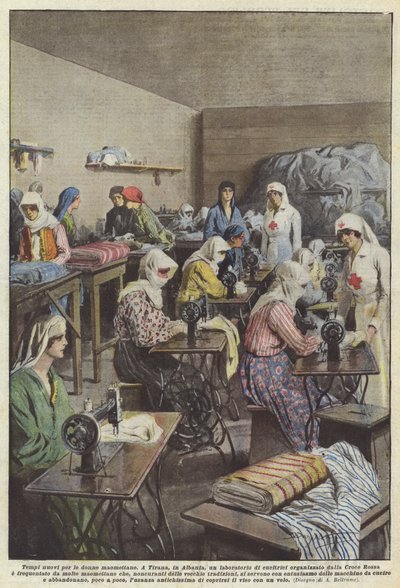 モハメダンの女性のための新しい時間 作： Achille Beltrame