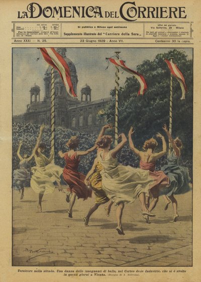 通りのテルプシコレ 作： Achille Beltrame
