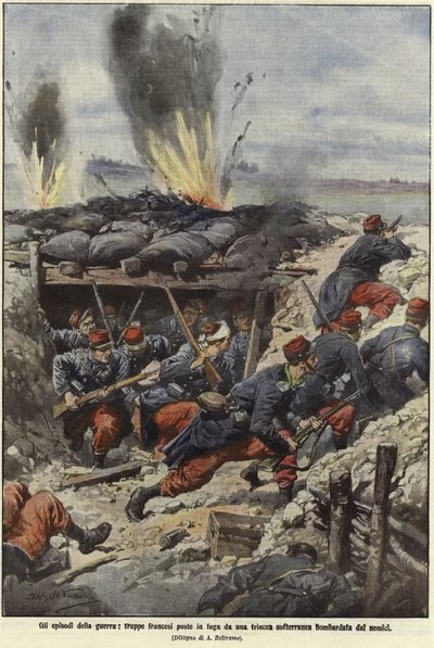 戦争の出来事 作： Achille Beltrame