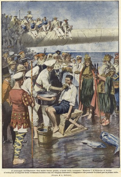 赤道の通過 作： Achille Beltrame