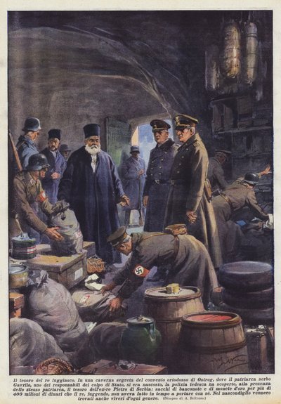 暴走王の財宝（カラーリトグラフ） 作： Achille Beltrame