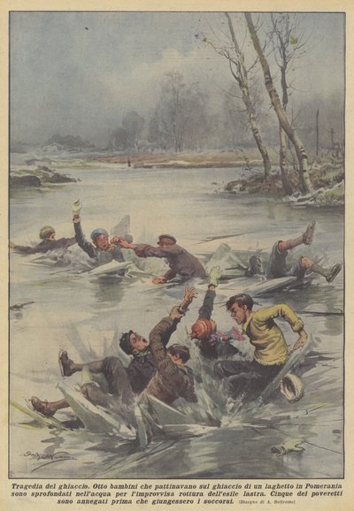 氷の悲劇 作： Achille Beltrame