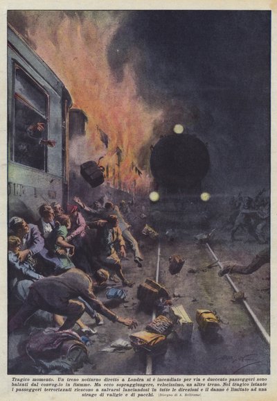 悲劇的な瞬間 作： Achille Beltrame