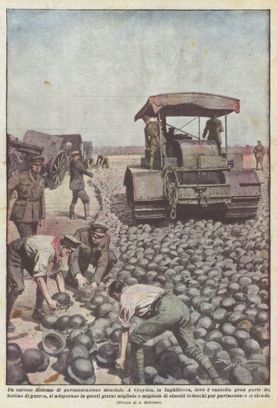 奇妙な道路舗装システム 作： Achille Beltrame