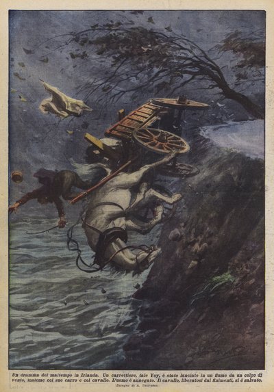 アイルランドの悪天候のドラマ 作： Achille Beltrame