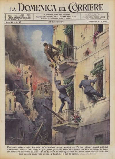 英雄的な救助 作： Achille Beltrame