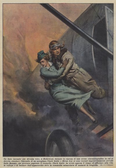 真実になる偽火 作： Achille Beltrame