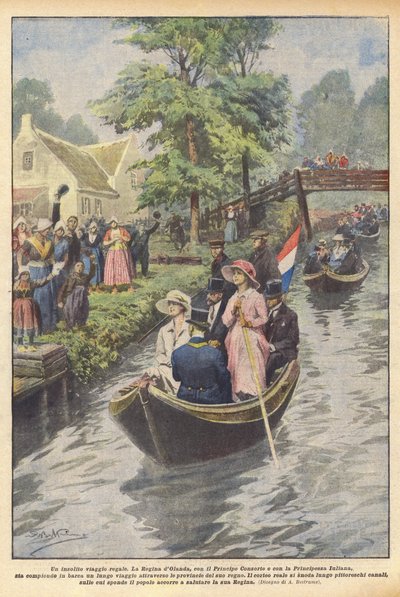 珍しい王室の旅 作： Achille Beltrame
