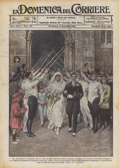 結婚式の欺瞞 作： Achille Beltrame
