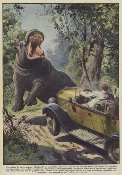 新しい種類の歩行者 作： Achille Beltrame
