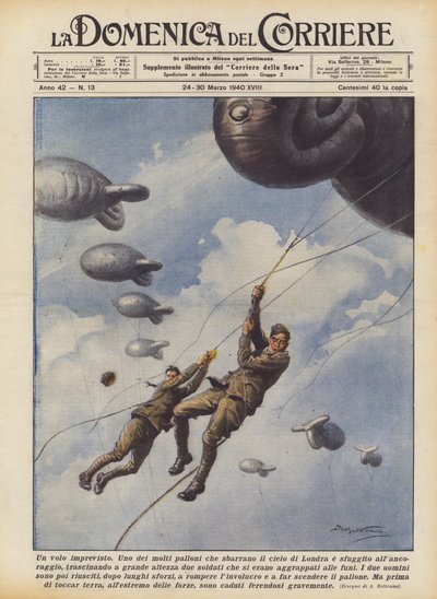 予期しない飛行 作： Achille Beltrame