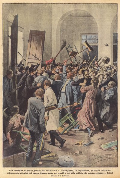 新種の戦い 作： Achille Beltrame