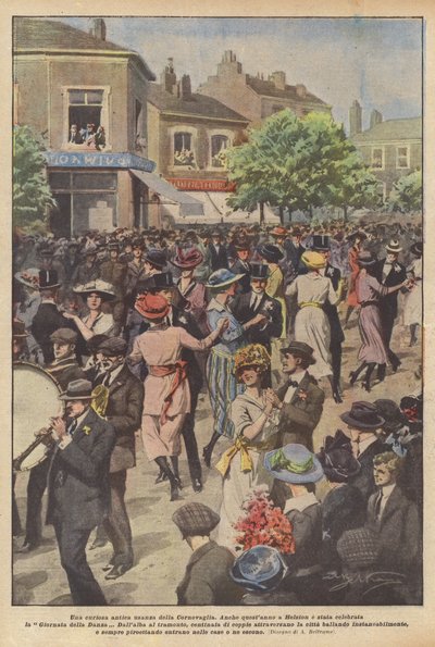 奇妙な古代コーニッシュの習慣 作： Achille Beltrame