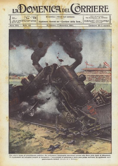 新しい形の公共娯楽 作： Achille Beltrame