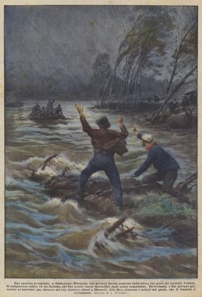 怖い冒険 作： Achille Beltrame