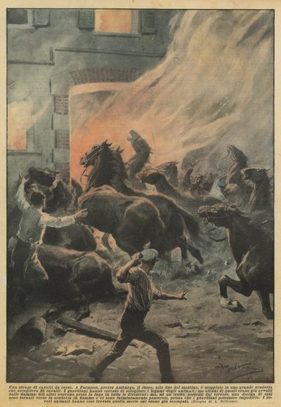 競走馬の虐殺 作： Achille Beltrame