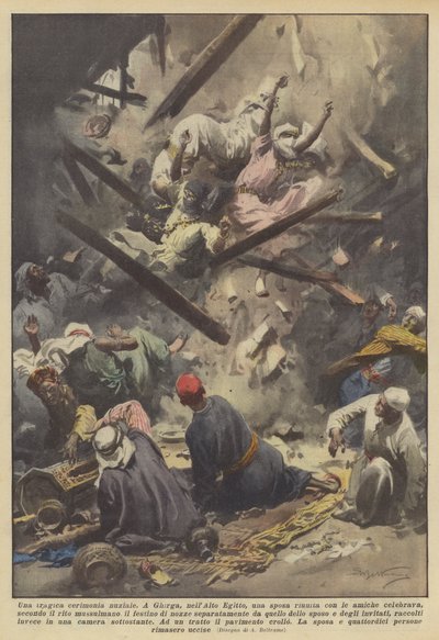 悲劇的な結婚式 作： Achille Beltrame