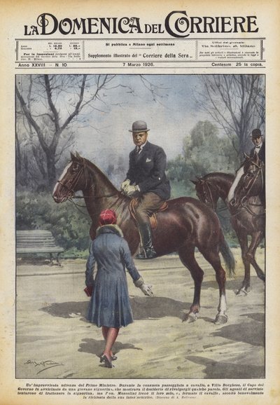 首相の突然の公聴会 作： Achille Beltrame
