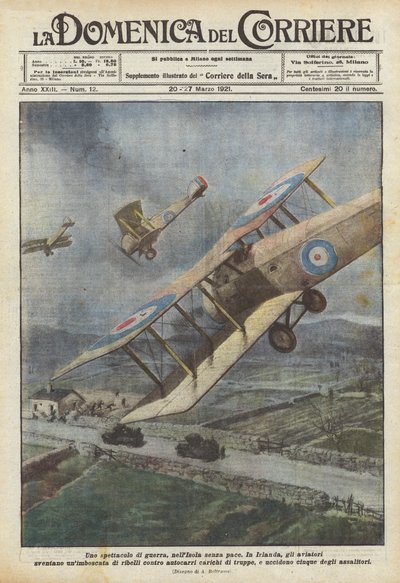 平和のない島での戦争ショー 作： Achille Beltrame